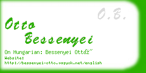 otto bessenyei business card